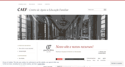 Desktop Screenshot of educacaofamiliar.wordpress.com