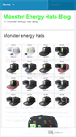 Mobile Screenshot of monsterenergyhats.wordpress.com