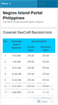 Mobile Screenshot of negrosportal.wordpress.com