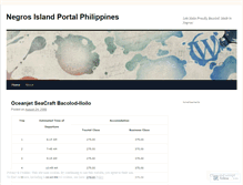 Tablet Screenshot of negrosportal.wordpress.com