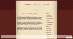 Desktop Screenshot of interpretelseaytosiero.wordpress.com