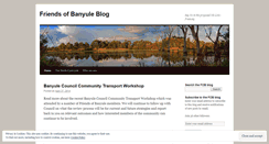 Desktop Screenshot of friendsofbanyule.wordpress.com