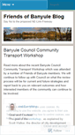 Mobile Screenshot of friendsofbanyule.wordpress.com