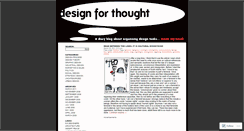 Desktop Screenshot of designforthought.wordpress.com