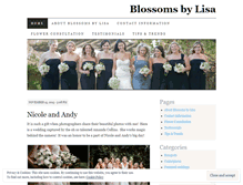 Tablet Screenshot of blossomsbylisa.wordpress.com