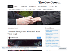 Tablet Screenshot of gaygroom.wordpress.com