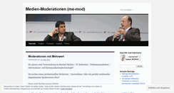 Desktop Screenshot of moderationen.wordpress.com