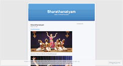 Desktop Screenshot of bharathanatyam728.wordpress.com