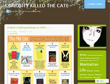 Tablet Screenshot of curiouscate.wordpress.com