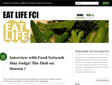 Tablet Screenshot of eatlifefci.wordpress.com