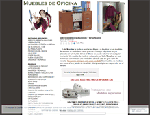 Tablet Screenshot of mueblesdeoficina.wordpress.com
