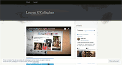 Desktop Screenshot of laurenocallaghan.wordpress.com