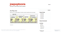 Desktop Screenshot of joepoptoons.wordpress.com