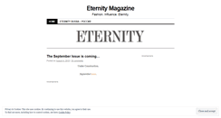 Desktop Screenshot of eternitymag.wordpress.com