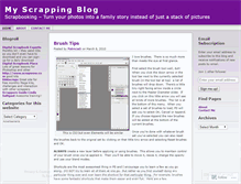 Tablet Screenshot of myscrapping.wordpress.com