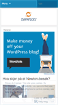 Mobile Screenshot of newtonrommet.wordpress.com