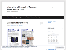 Tablet Screenshot of isp21centuryskills.wordpress.com