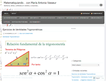 Tablet Screenshot of matematiquiando.wordpress.com