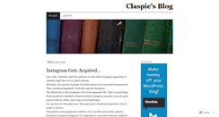 Desktop Screenshot of claspie.wordpress.com