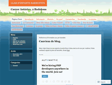 Tablet Screenshot of barrufets.wordpress.com