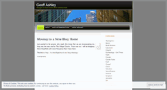 Desktop Screenshot of geoffashley.wordpress.com
