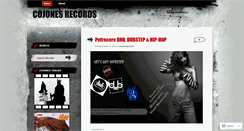 Desktop Screenshot of cojonesrecords.wordpress.com