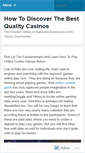 Mobile Screenshot of cashcasinosonline45.wordpress.com