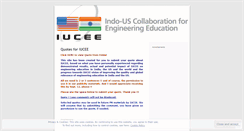 Desktop Screenshot of iuceequotes.wordpress.com