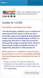 Mobile Screenshot of iuceequotes.wordpress.com