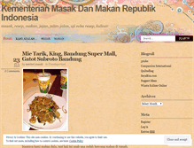 Tablet Screenshot of menterimasakmakanindonesia.wordpress.com