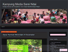 Tablet Screenshot of kampungmediasareindai.wordpress.com