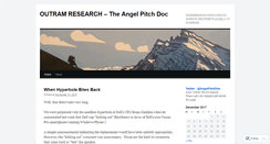 Desktop Screenshot of angelpitchdoc.wordpress.com
