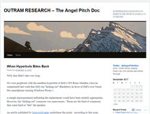 Tablet Screenshot of angelpitchdoc.wordpress.com