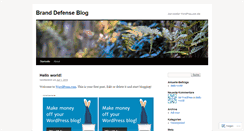 Desktop Screenshot of branddefender.wordpress.com