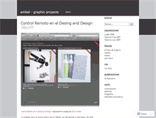 Tablet Screenshot of ambelnet.wordpress.com