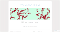 Desktop Screenshot of cocoandbrca.wordpress.com