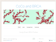 Tablet Screenshot of cocoandbrca.wordpress.com