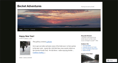 Desktop Screenshot of becketadventures.wordpress.com