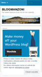 Mobile Screenshot of blogmanzoni.wordpress.com