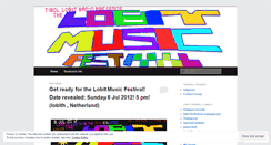Desktop Screenshot of lobitmusicfestival.wordpress.com