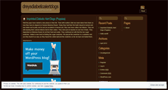 Desktop Screenshot of dreysdiabeticalertdogs.wordpress.com