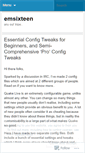 Mobile Screenshot of emsixteen.wordpress.com