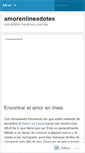 Mobile Screenshot of amorenlineadotes.wordpress.com