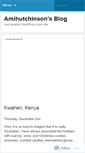 Mobile Screenshot of amihutchinson.wordpress.com