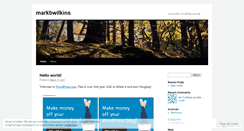 Desktop Screenshot of markbwilkins.wordpress.com