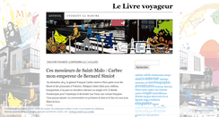 Desktop Screenshot of livrevoyageur.wordpress.com