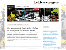 Tablet Screenshot of livrevoyageur.wordpress.com
