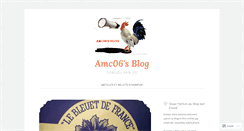 Desktop Screenshot of amc06.wordpress.com