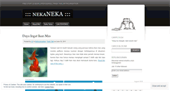 Desktop Screenshot of nekaneka.wordpress.com