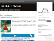 Tablet Screenshot of nekaneka.wordpress.com